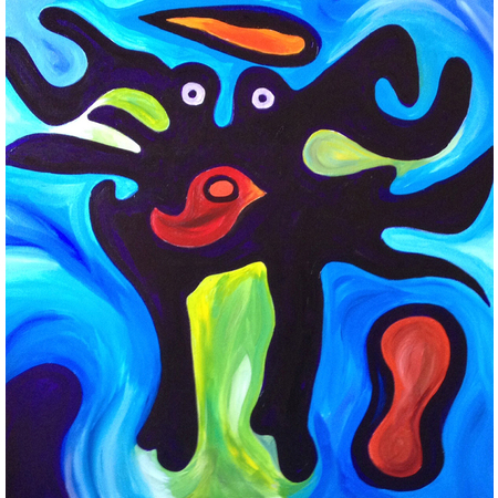Medium octopus dream peinture
