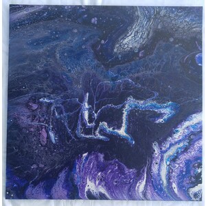 Purple Ocean 24" x 24" by Anne Hlavac