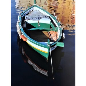 'Green Boat, Sicily' by zeny cieslikowski