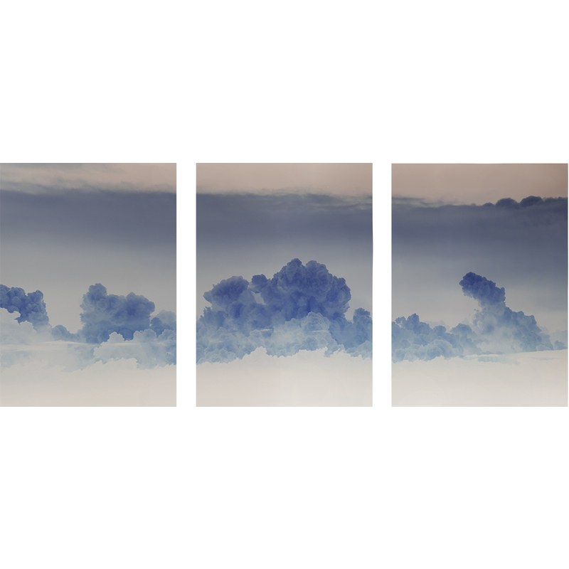 Cloud Triptych by JD Dennison