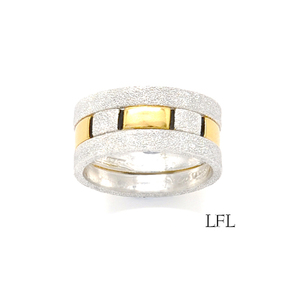 Stacking Rings, Set L + F + L by Stacy Givon