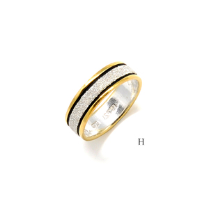 Individual Stacking Ring H by Stacy Givon