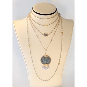 Triple Medallion Wrap Necklace  by Barbara  Weinreb