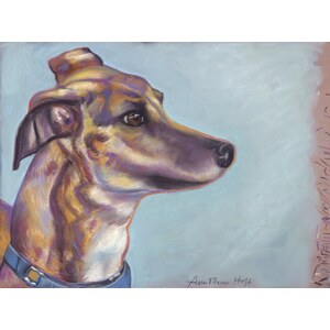 Greyhound looks West by Ann Marie Hoff