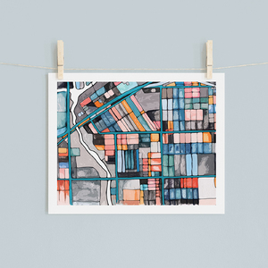 Bridgeport Giclee Print - 16x20" (Sold Unframed) by Jennifer Carland