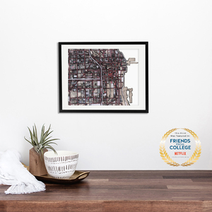 Chicago Giclee Print - 16x20" (Sold Unframed) by Jennifer Carland