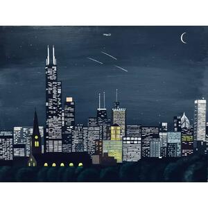 "Chicago Midnight Skyline" by Project Onward