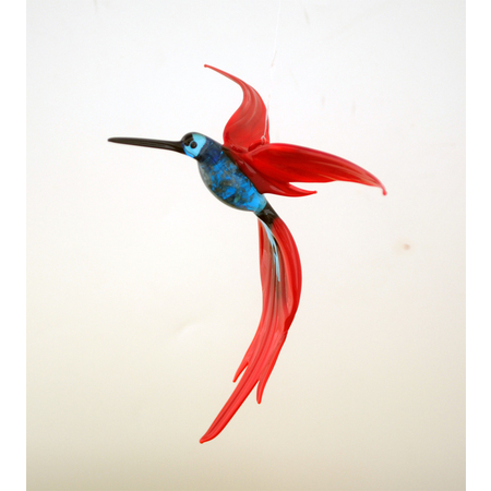 Medium 36 224 aventurin hummingbird aqua red