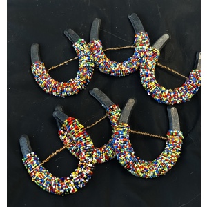 Good luck wall horseshoes by Ann Marie Hoff