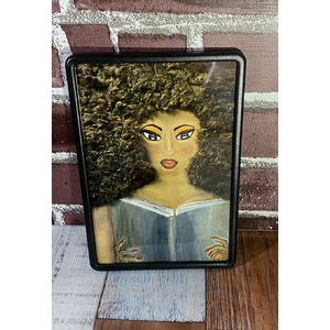 Don’t touch my hair Framed 4x6 Giclée (print) refrigerator magnets by Rolanda Hudson