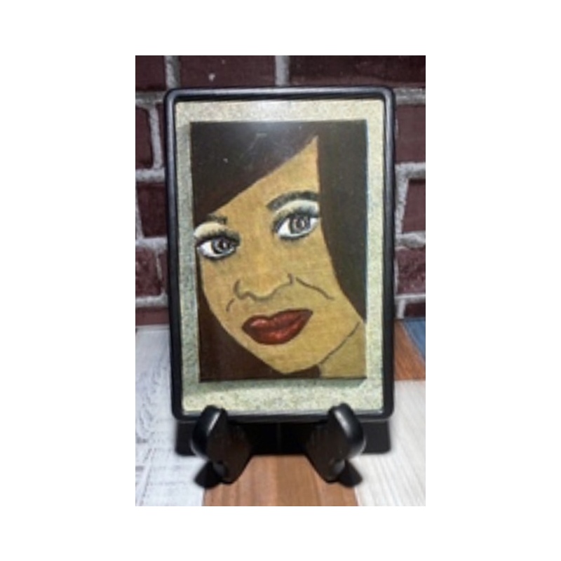 “Me” Framed 4x6 Giclée (print) refrigerator magnets by Rolanda Hudson