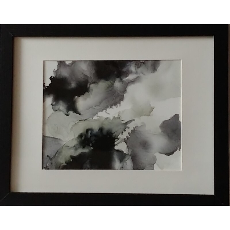Grey Skies 11" x 14" Framed  by Anne Hlavac