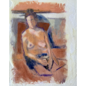 Nude with Coffee Cup by susan leith