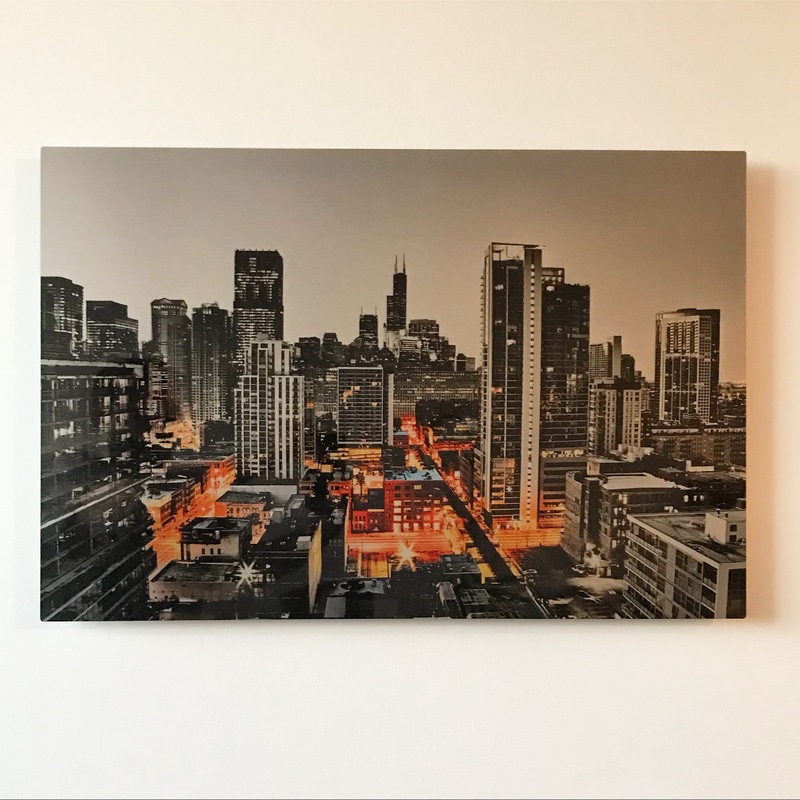 Touch of Color - Chicago (metal print) by Matt Silver