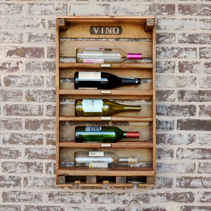 Vegetable Crate Wine Rack by Amy Manning