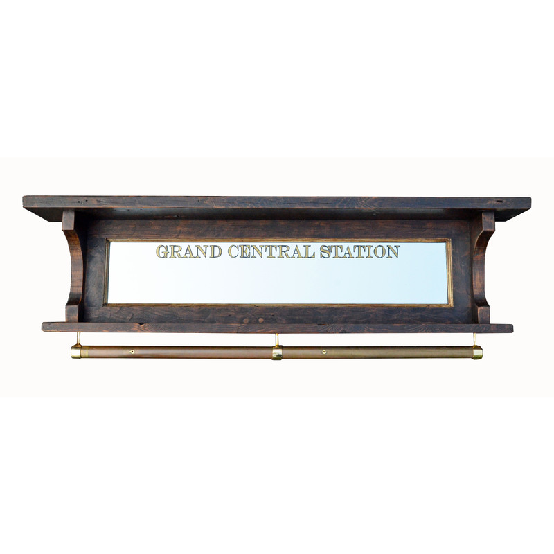 Grand Central Station Coat Rack with Mirror by Amy Manning