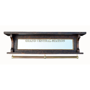 Grand Central Station Coat Rack with Mirror by Amy Manning