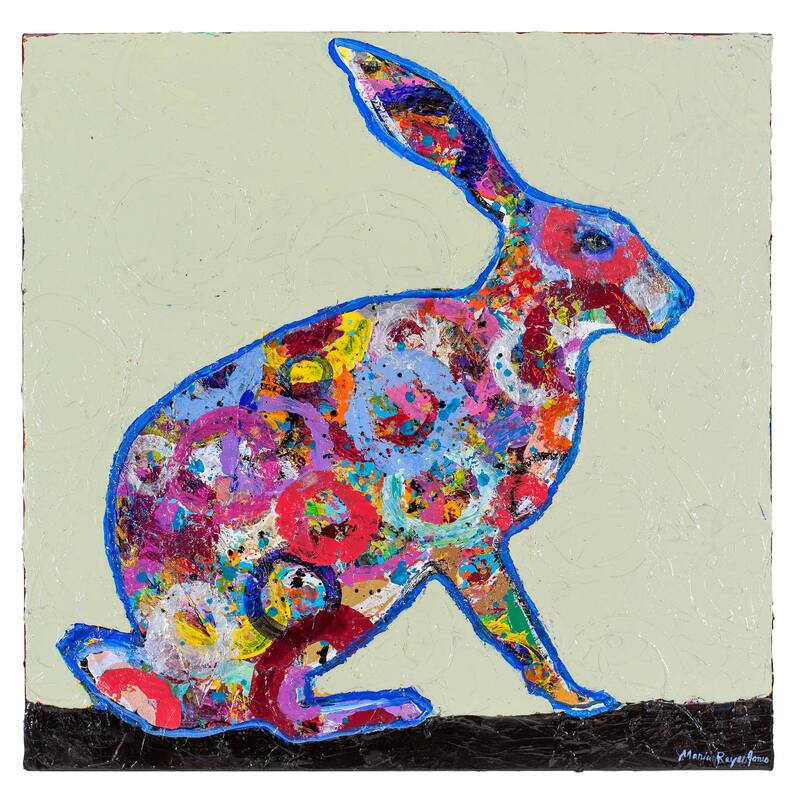 Zen Rabbit by Maria Reyes Jones