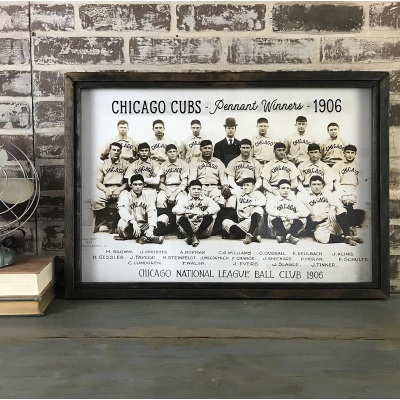 Chicago Cubs Pennant Winning Team - 1906 by Amy Manning