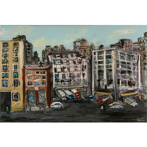 New York City Loft - 24" X 36" Original Painting by Bob Leopold