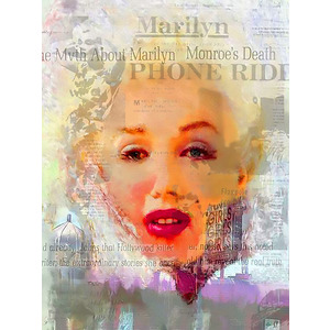 Marilyn Snowscape by Leah Devora 