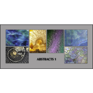 Set of 6 notecards titled:  Abstracts by Ron Mellott