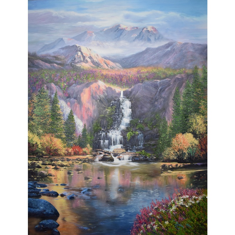 Majestic Falls by Kenneth Halvorsen