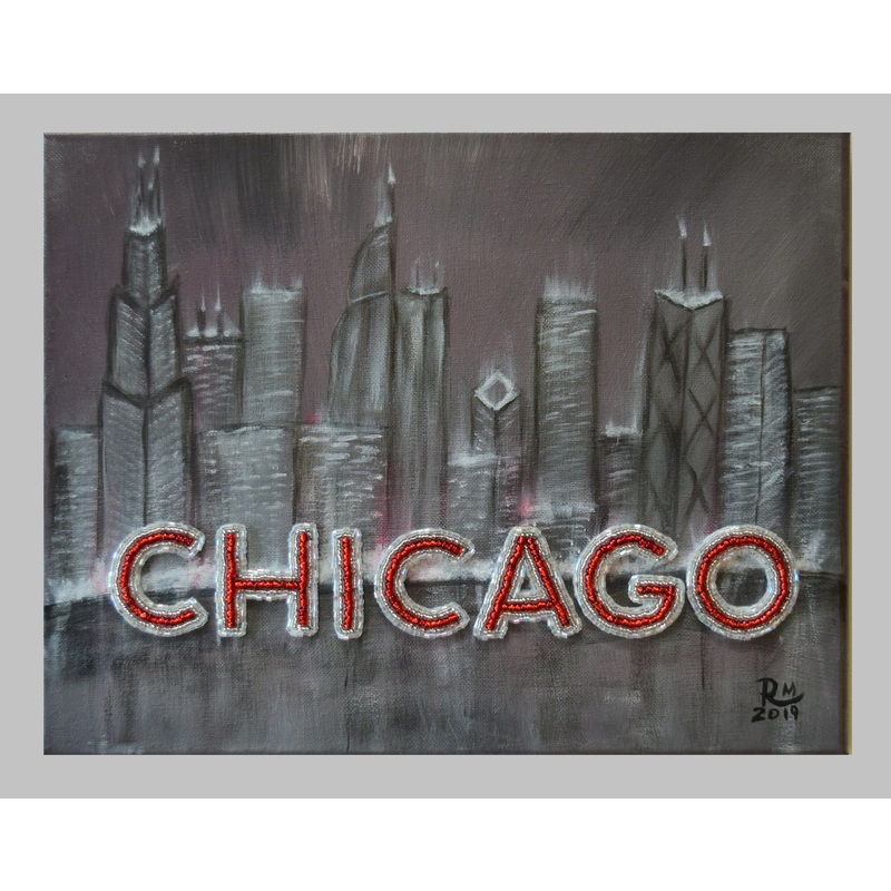Chicago Skyline_1 by Renata Maliszewski