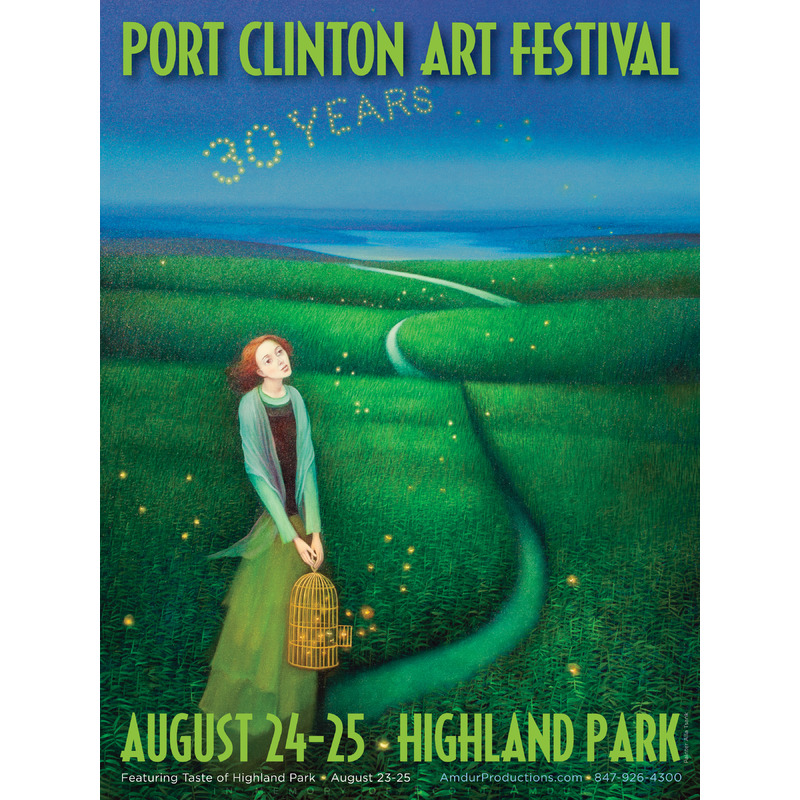 2013 Port Clinton Festival Poster by Amdur Productions