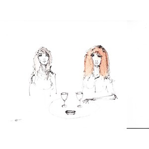 Small two women in a cafe  toulouse 2019 001
