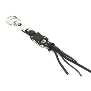 Leather and squeeze knife Key Chain by Delphine Pontvieux