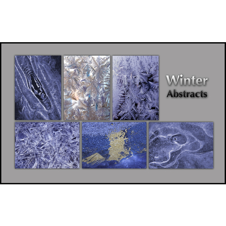 Medium winter abstracts notecard set facebook