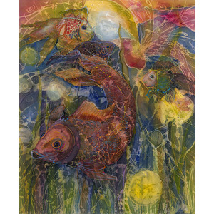 Big Fish (28 x 38 Original sold)See edition for print sizes by Anne Hanley