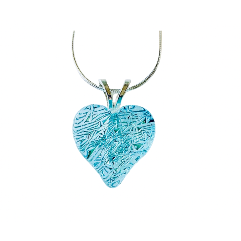 Satori Small Aquamarine Heart by Stephanie Tantillo