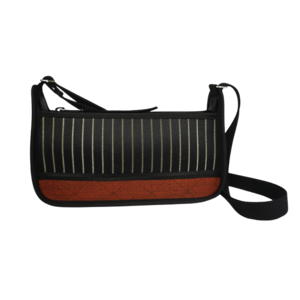 Rust Pinstripe Mini Sling by Janet Chico