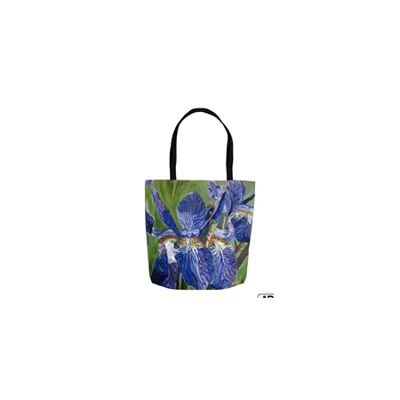 Medium iris tote bag