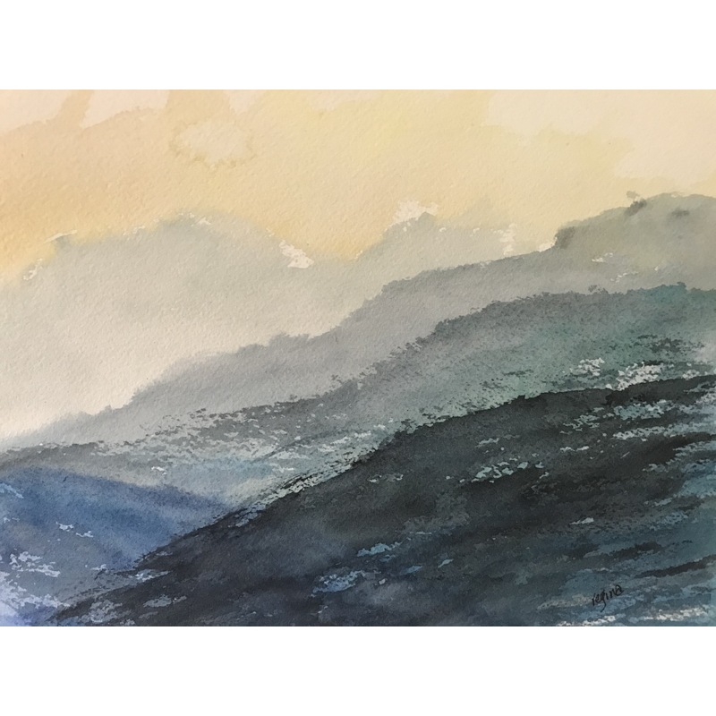 Three Blue Ridges by Regina Roland