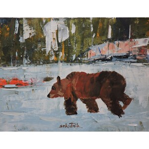 Bear 8.25"x 10.75" by Richard Szkutnik