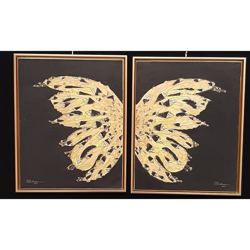 Golden butterfly  by Susan  Bakran