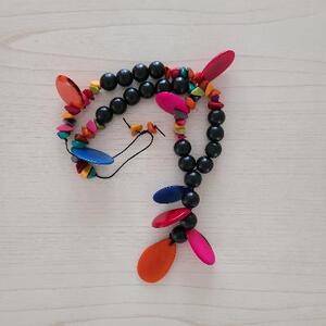 Tagua Nut Bead Necklace by Susan Paolilli