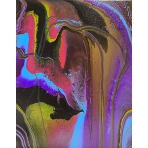 Neon Swirls II - 11x14 by Dan Henery