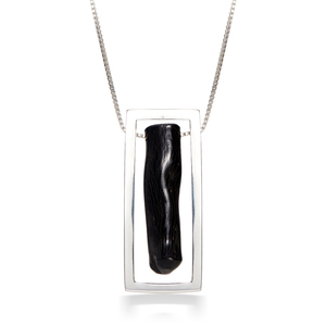 After the Storm Square Necklace by Loret Gomez