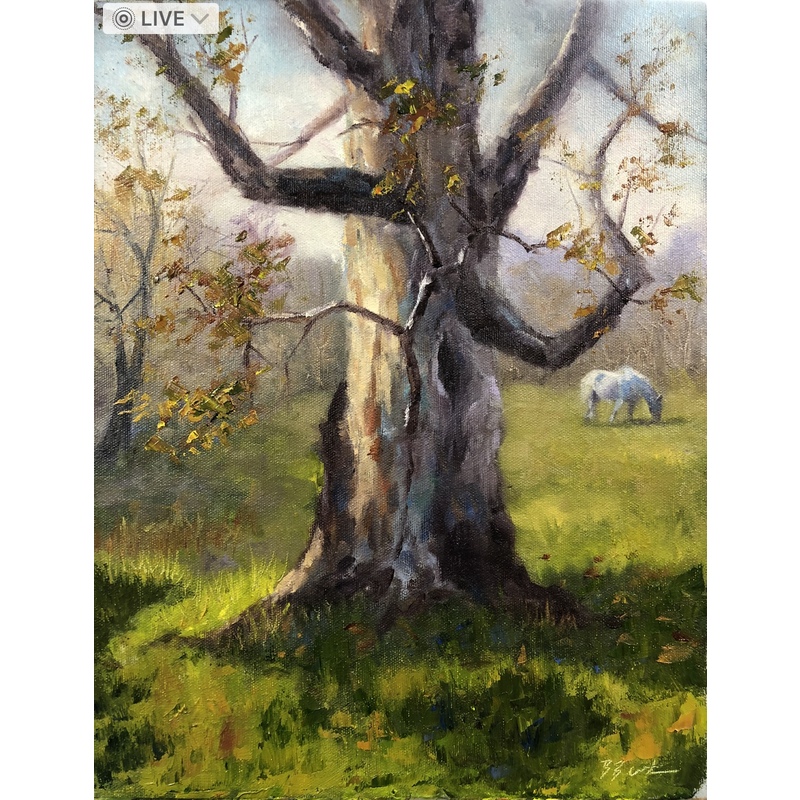 “Gnarly tree” by Barbara Benstein
