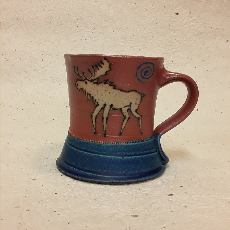 Moose mug by Mary Jo Schmith