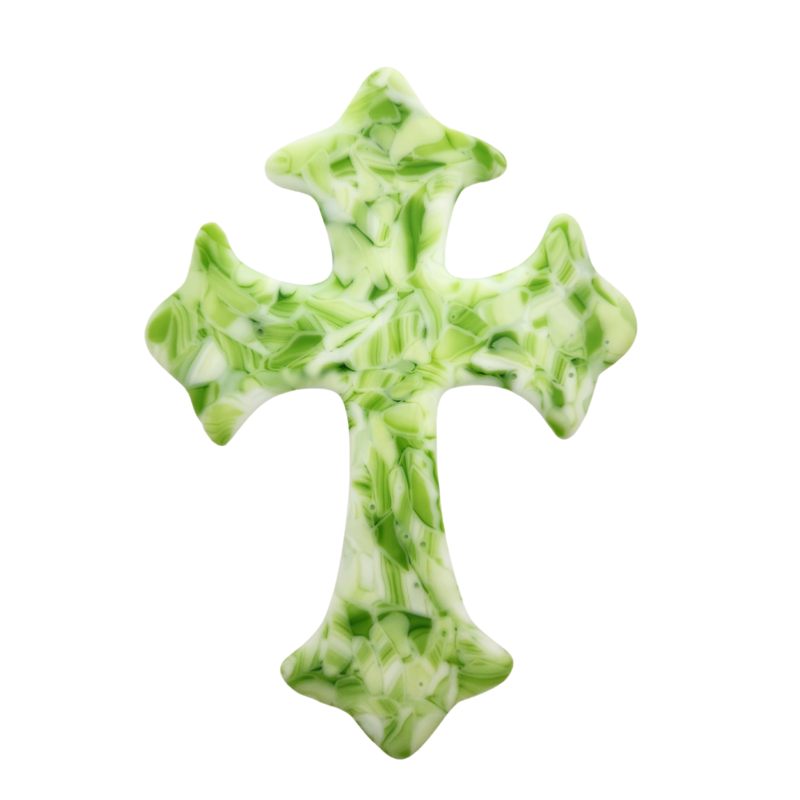 Pastoral Cross by Dana of Meraki Glass Art