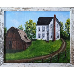 White Farmhouse  by Jessica Ackerson
