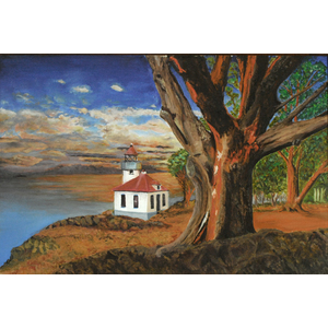 San Juan Light House by Henry Wilder