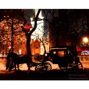 Christmas Carriage by James Rasmussen