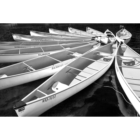 Medium bot whistler canoes 963 bw