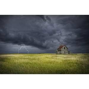 Thunderstorm on the Prairie by Randall Nyhof